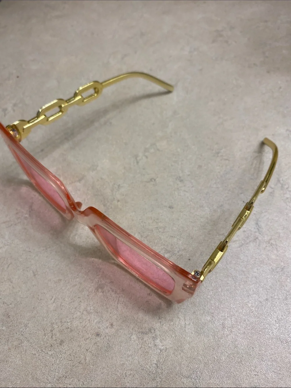 Pink Square Fashion Sunglasses - Women Accessories